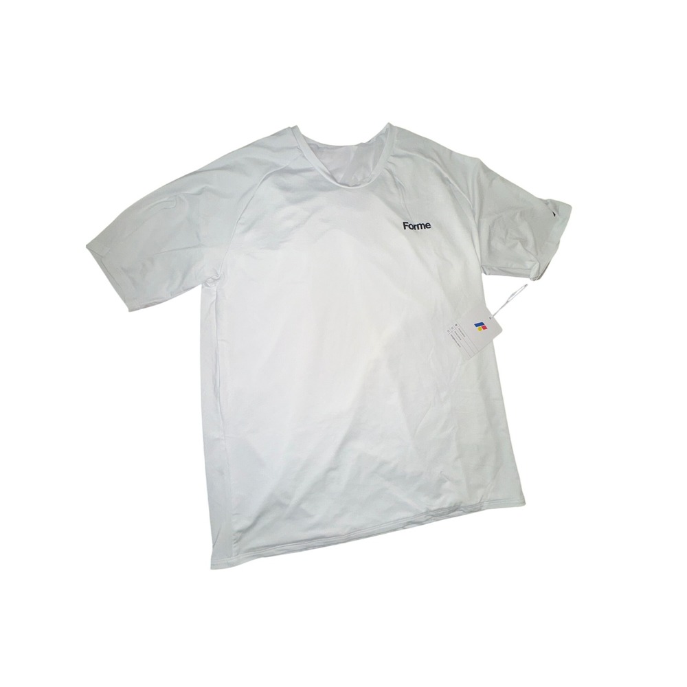 Forme Core Tee Mens Medium White Posture Correcting Compression Shirt NWT